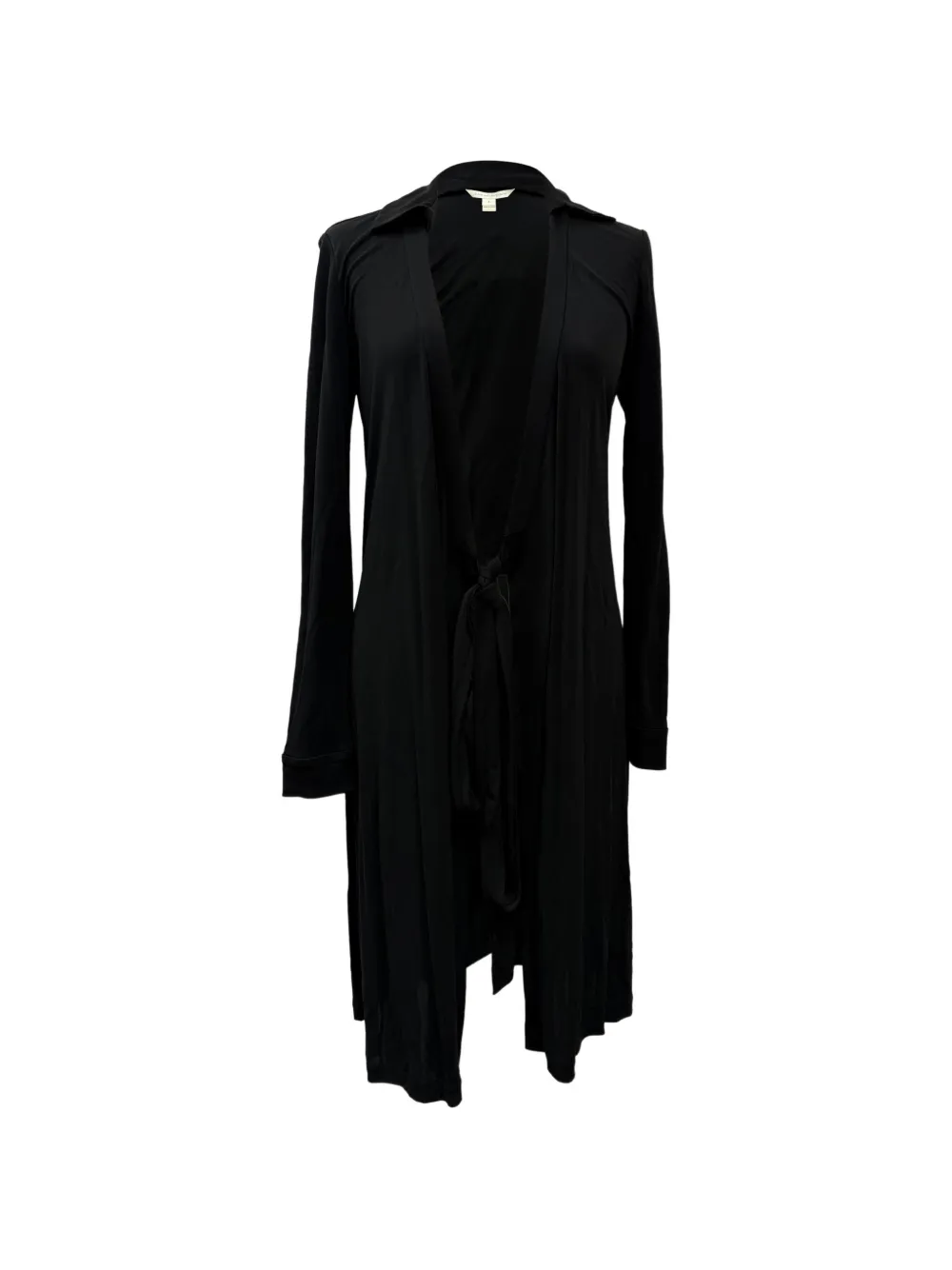 Diane Von Furstenberg Vintage robe portefeuille à col v - Noir Diane Von Furstenberg Vintage robe portefeuille à col v - Noir