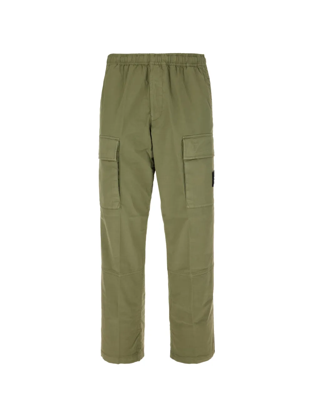 Stone Island logo-patch cargo trousers - Verde