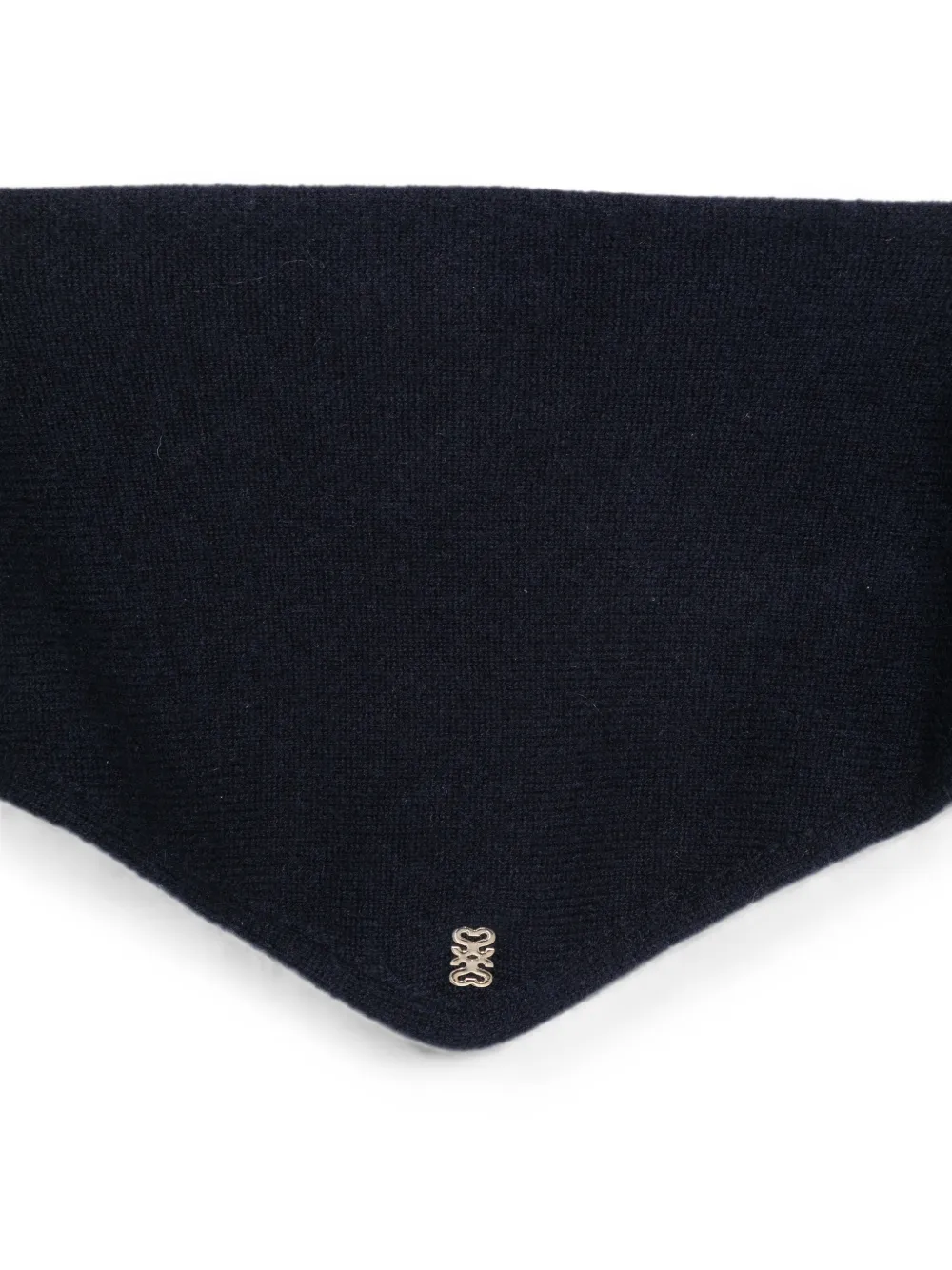 SANDRO Sjaal met logoplakkaat Blauw