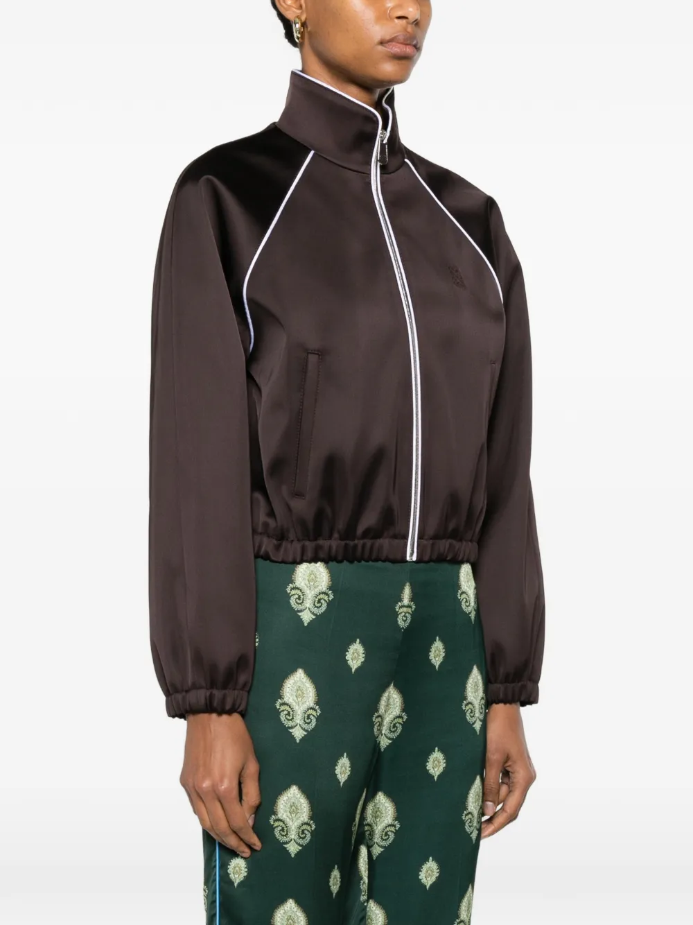  Sandro Giacca Crop - Marrone 