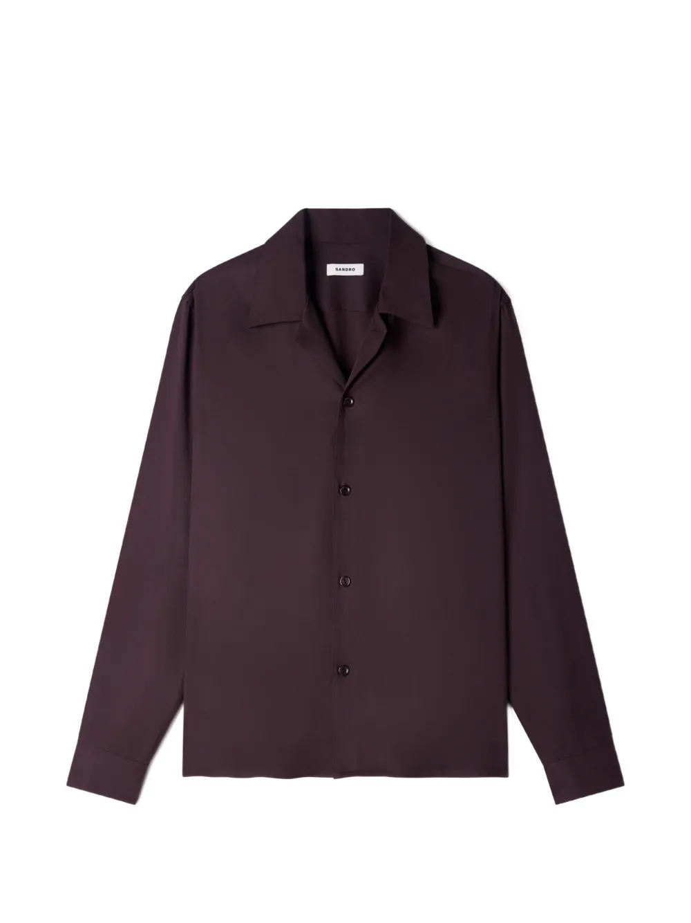 SANDRO Camicia a maniche lunghe - Marrone