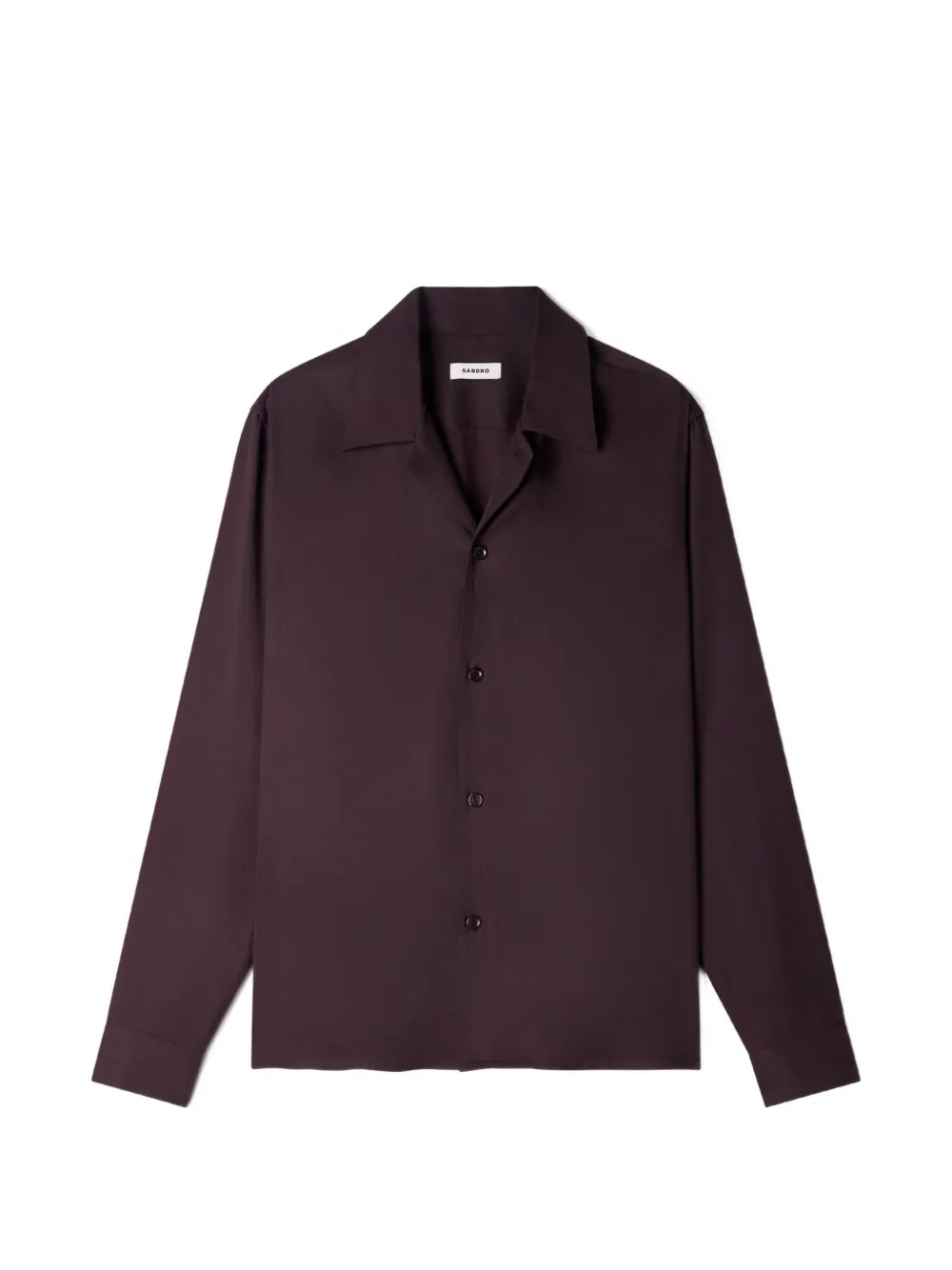 SANDRO fluid shirt | Brown | Image 1
