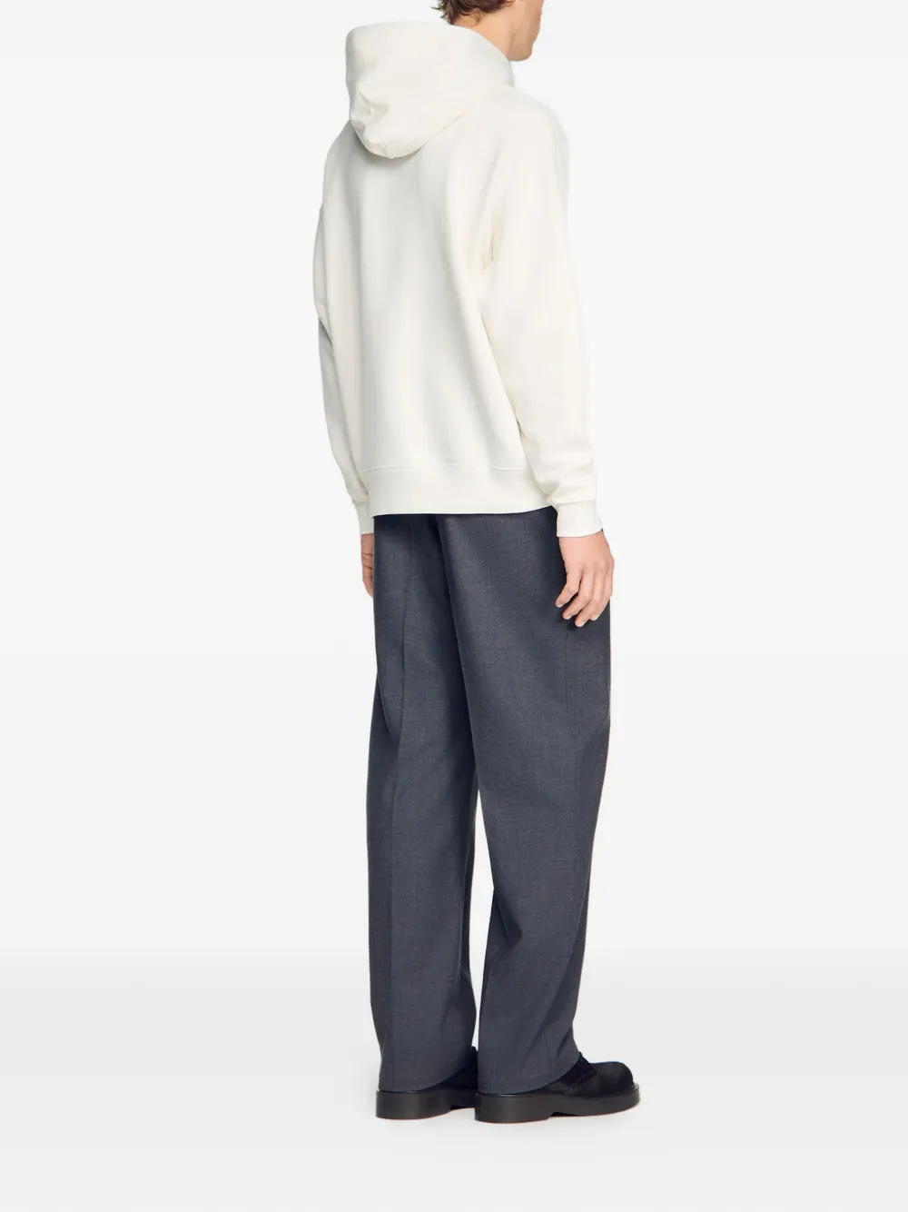 SANDRO Hoodie met bloemenprint Beige
