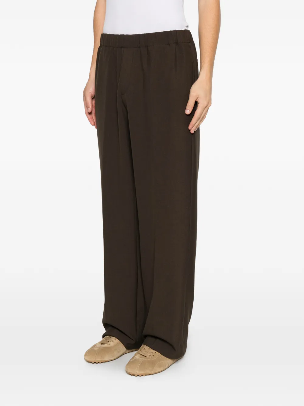 SANDRO Elastische broek Bruin