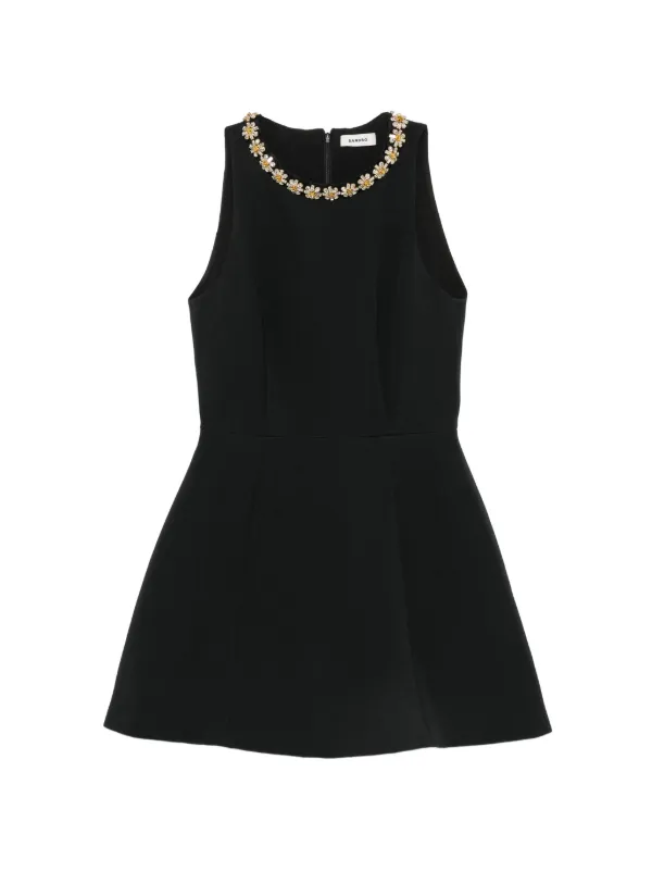 sandro mini black dress Paris Crystal-Embellished - Color:Custom Made 2 flap pockets. ON ORDER Elodie Black Bow Mini