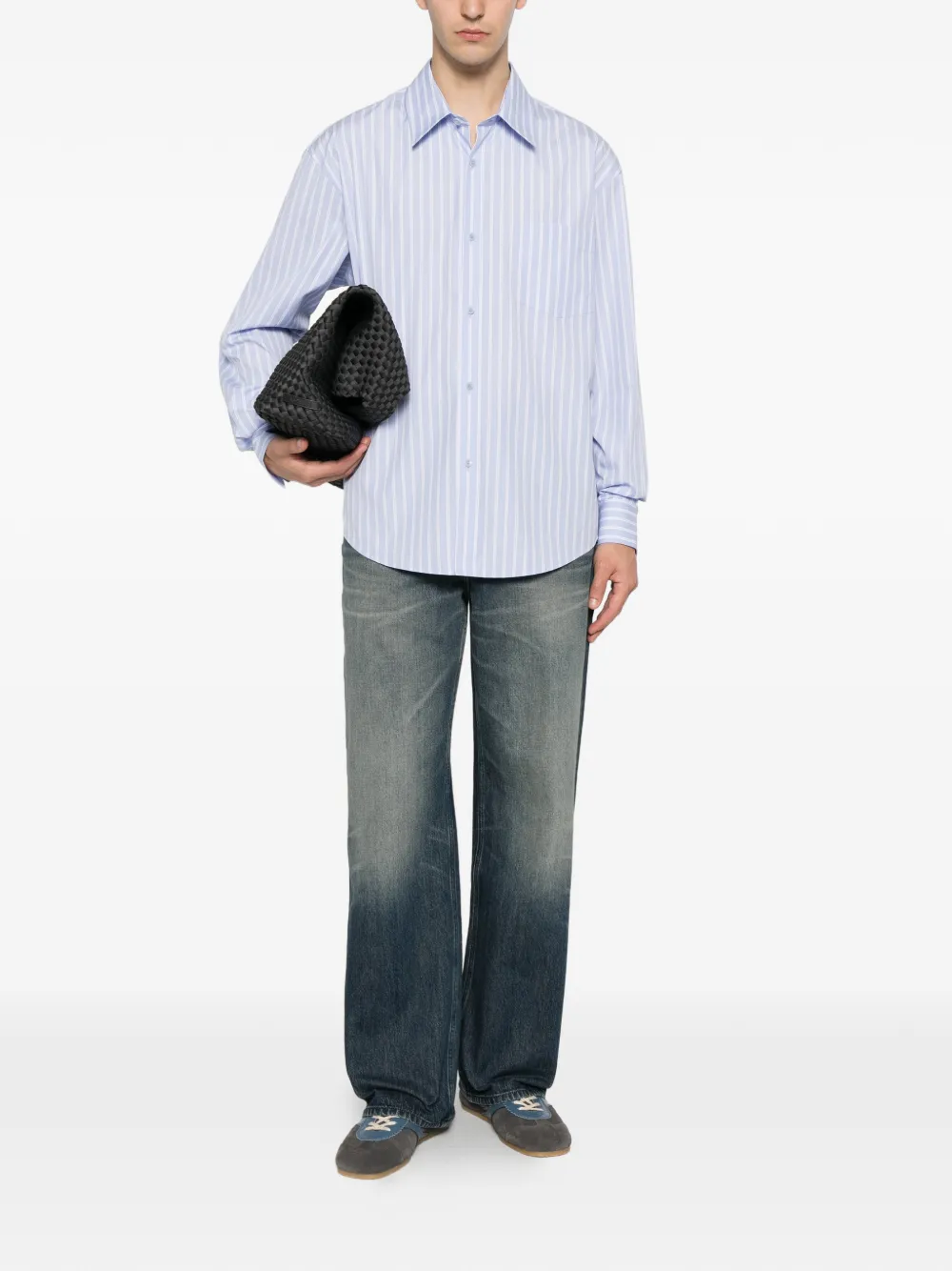 SANDRO Jeans met vervaagd effect Blauw