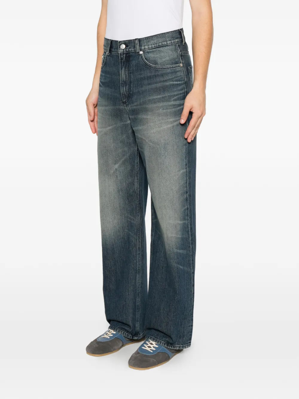 SANDRO Jeans met vervaagd effect Blauw