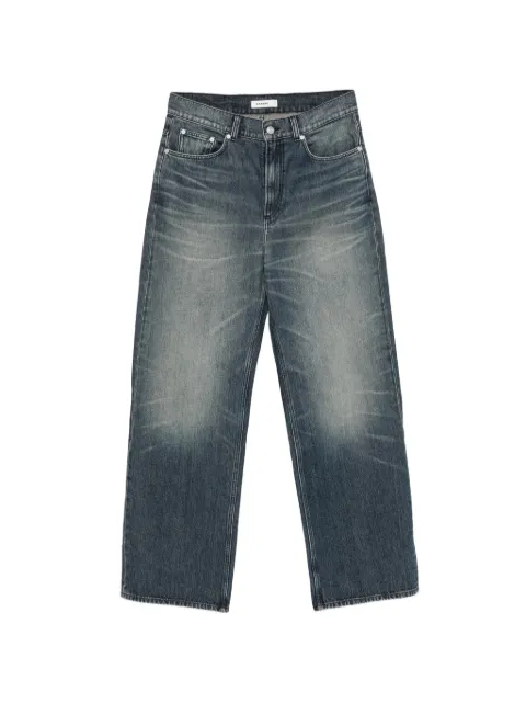 SANDRO faded-effect wide-leg jeans