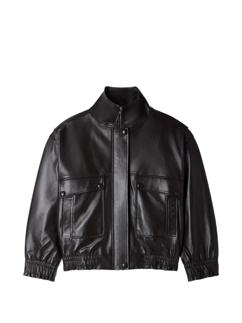 SANDRO leather jacket - Nero