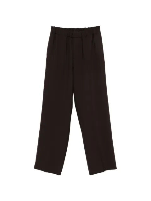 SANDRO elastic-waistband trousers