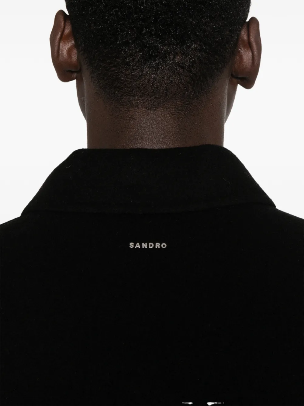 SANDRO Jack met rits Zwart