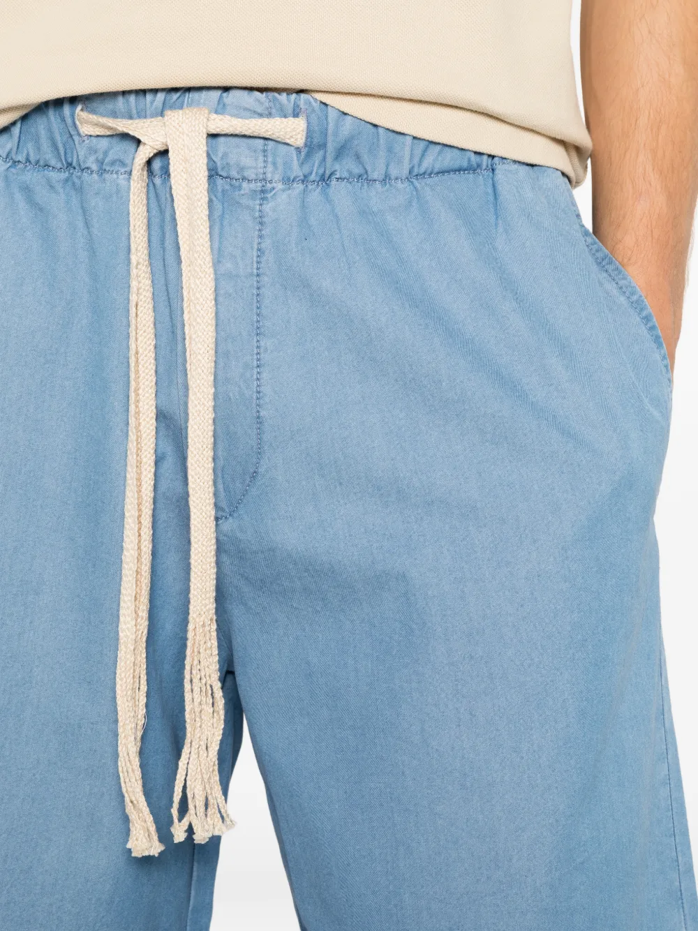 SANDRO Shorts met elastische tailleband Blauw