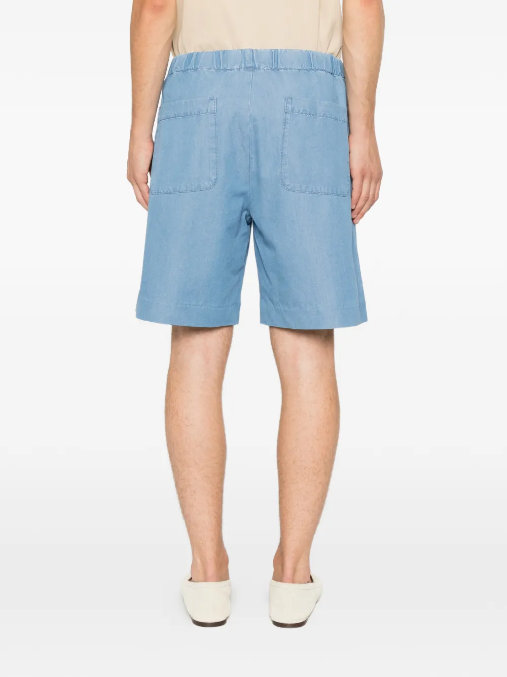 SANDRO Shorts met elastische tailleband Blauw