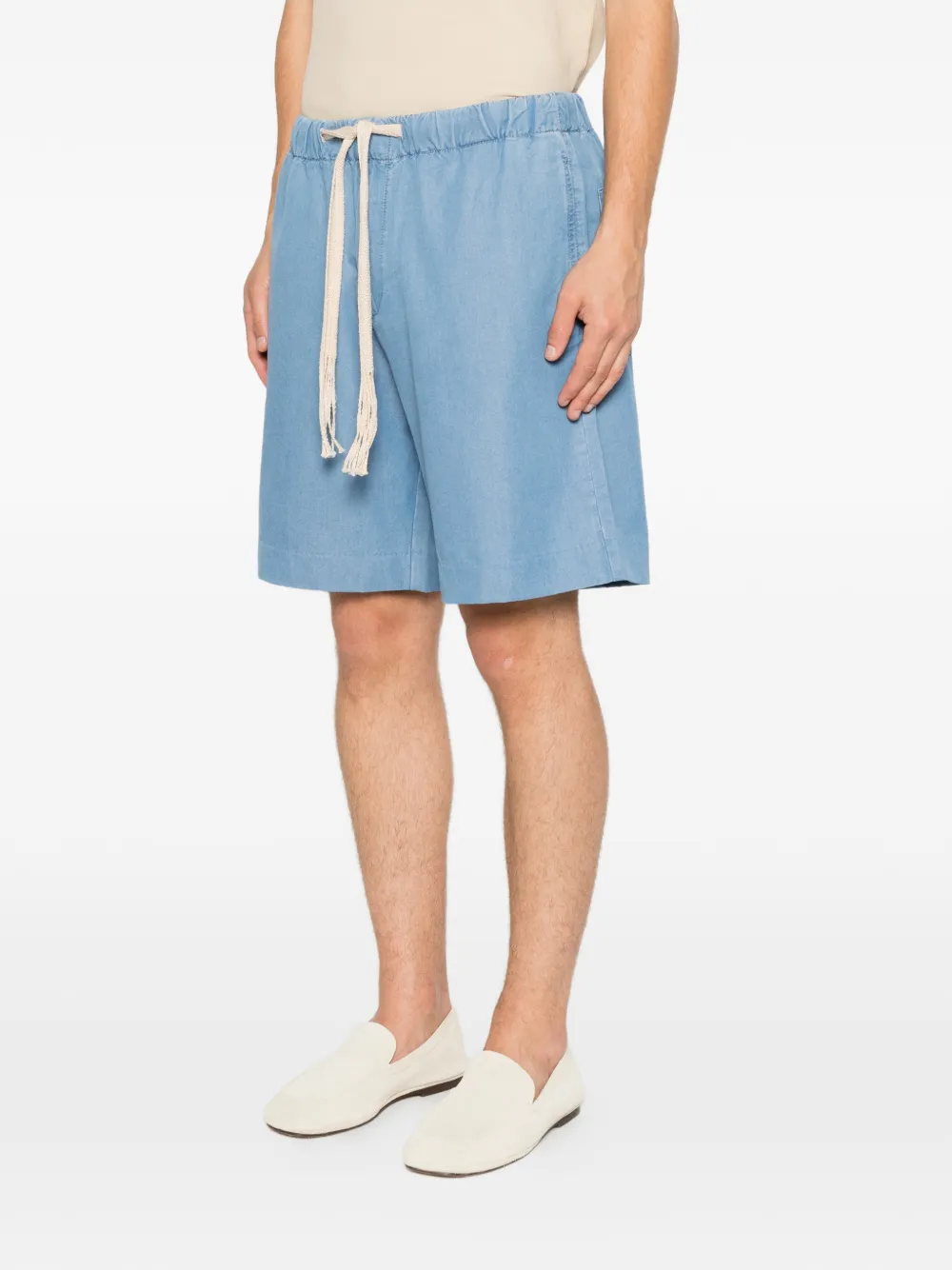 SANDRO Shorts met elastische tailleband Blauw