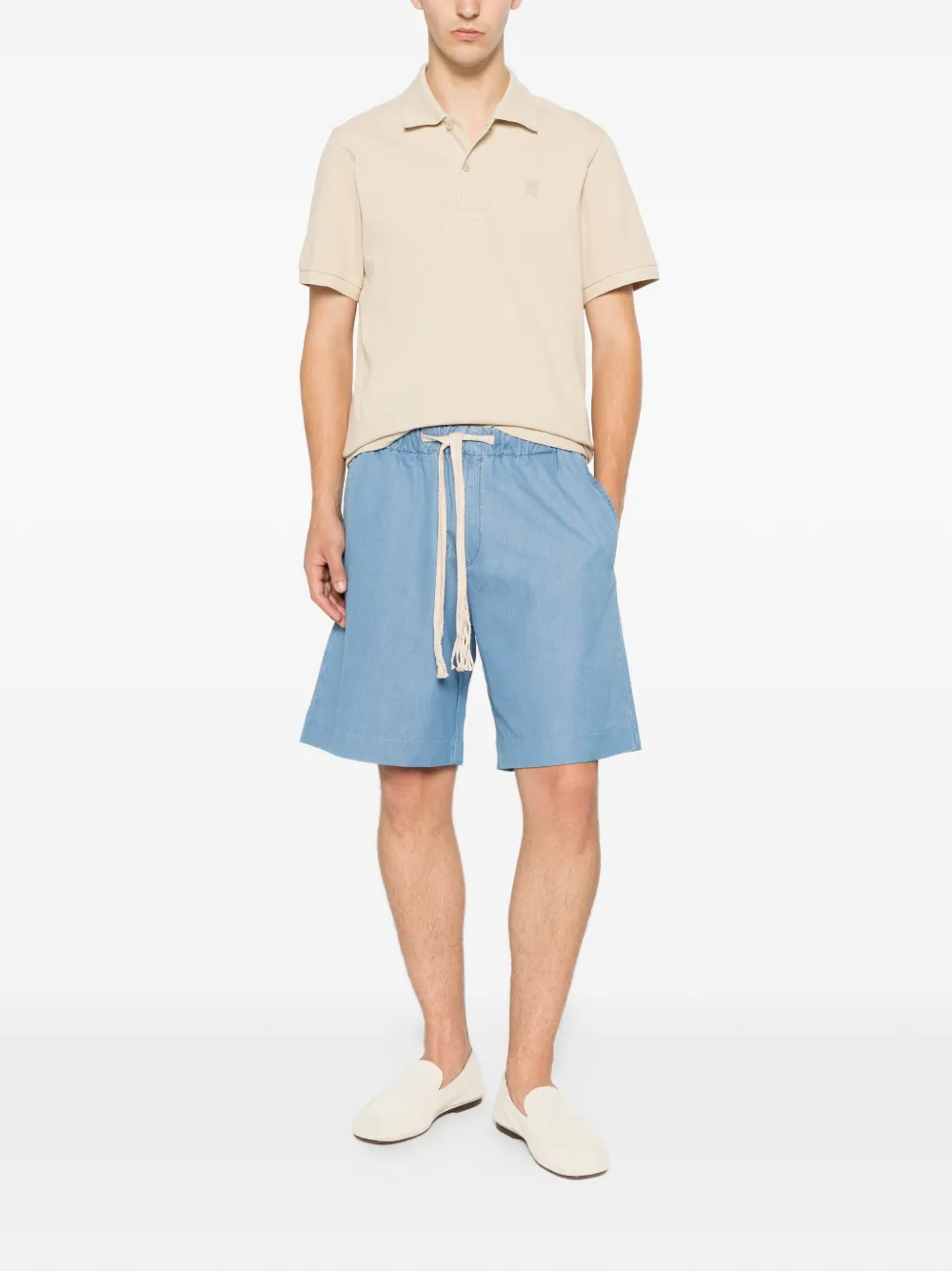 SANDRO Shorts met elastische tailleband Blauw