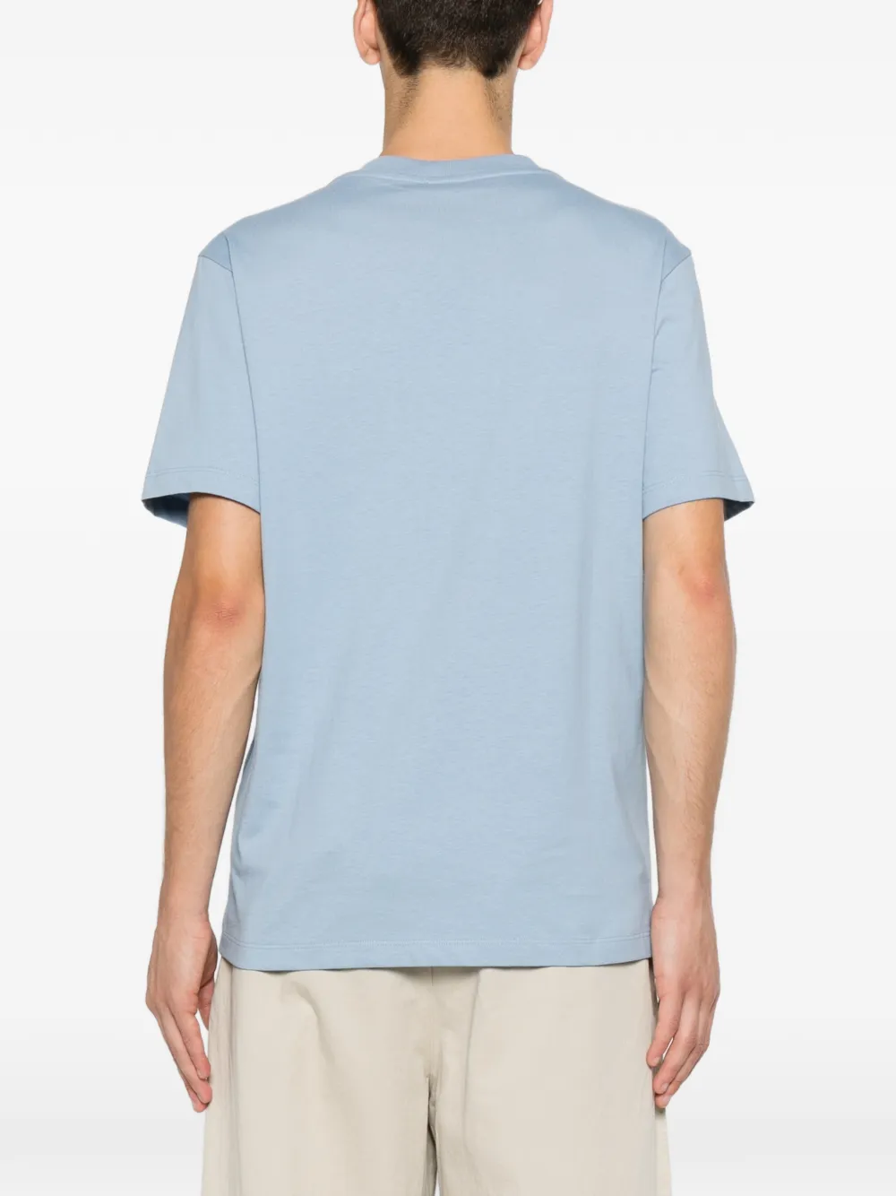 SANDRO T-shirt met logopatch Blauw