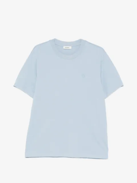 SANDRO T-Shirt mit Logo-Patch