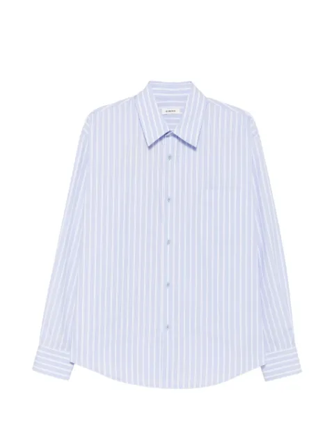 SANDRO striped oversized shirt