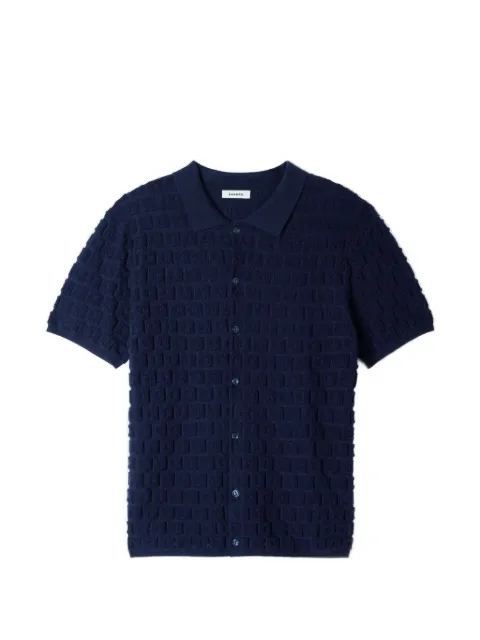 SANDRO terry knit shirt