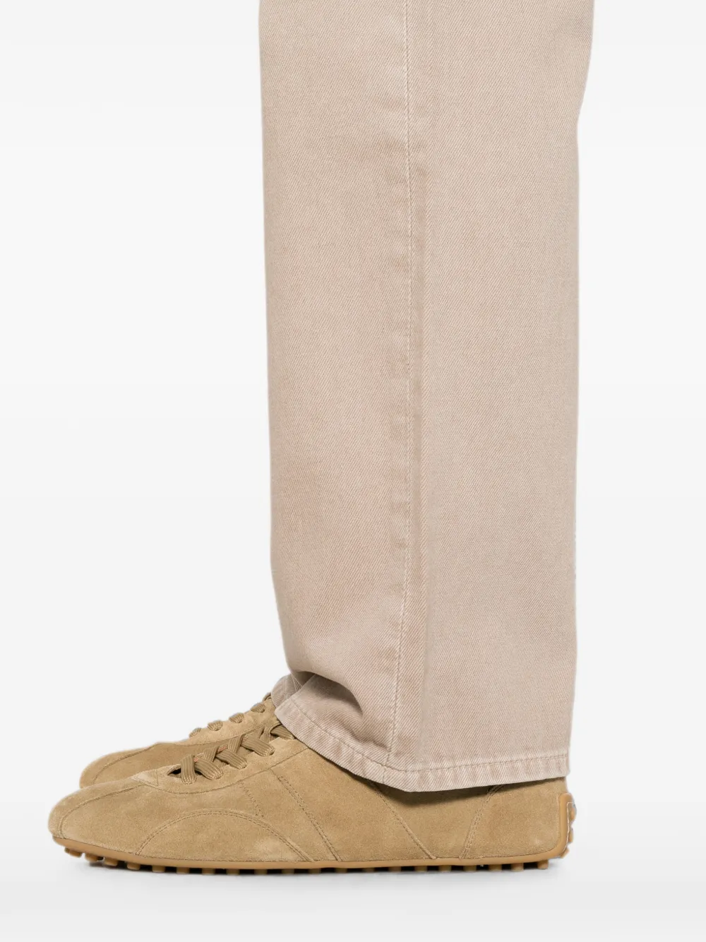 SANDRO Baggy jeans met vijf zakken Beige