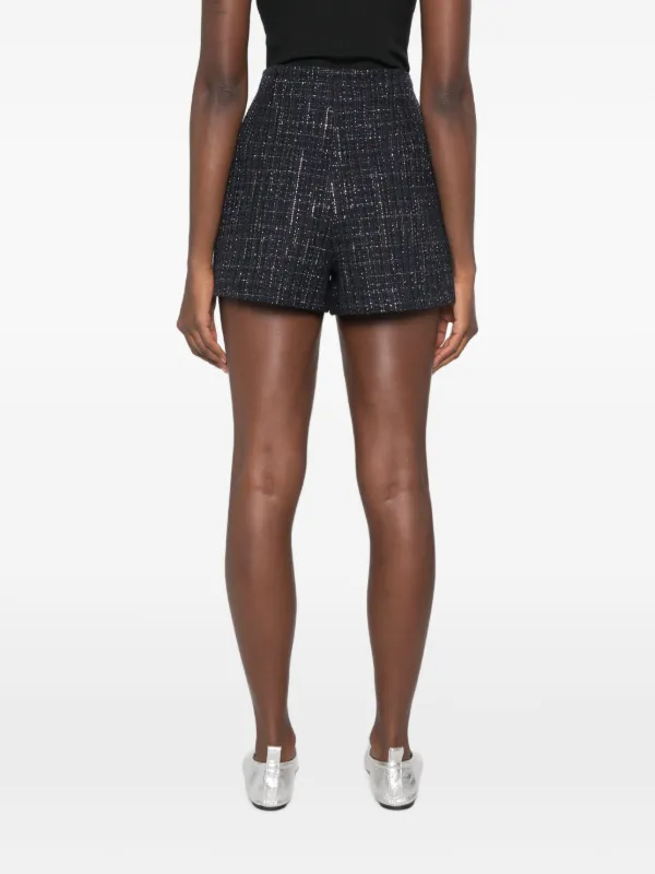 SANDRO Decorative Tweed Shorts | Blue | FARFETCH