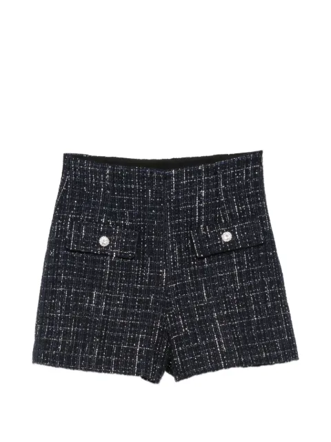 SANDRO Olivia tweed sequin-embellished shorts