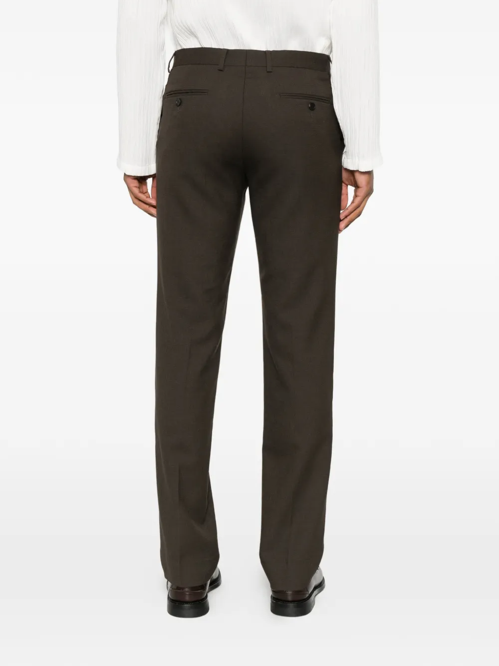 SANDRO Slim-fit pantalon Bruin