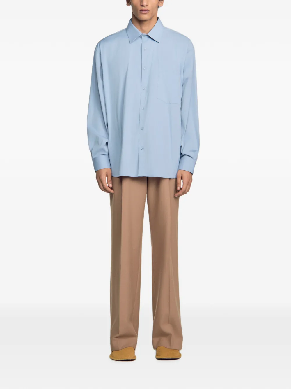 SANDRO Overhemd met lange mouwen Blauw