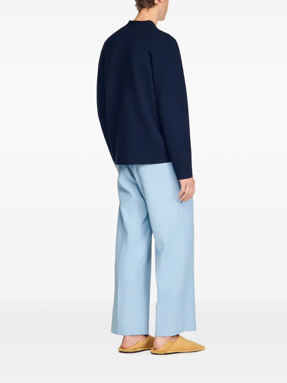 SANDRO Vest met bloemen-jacquard Blauw