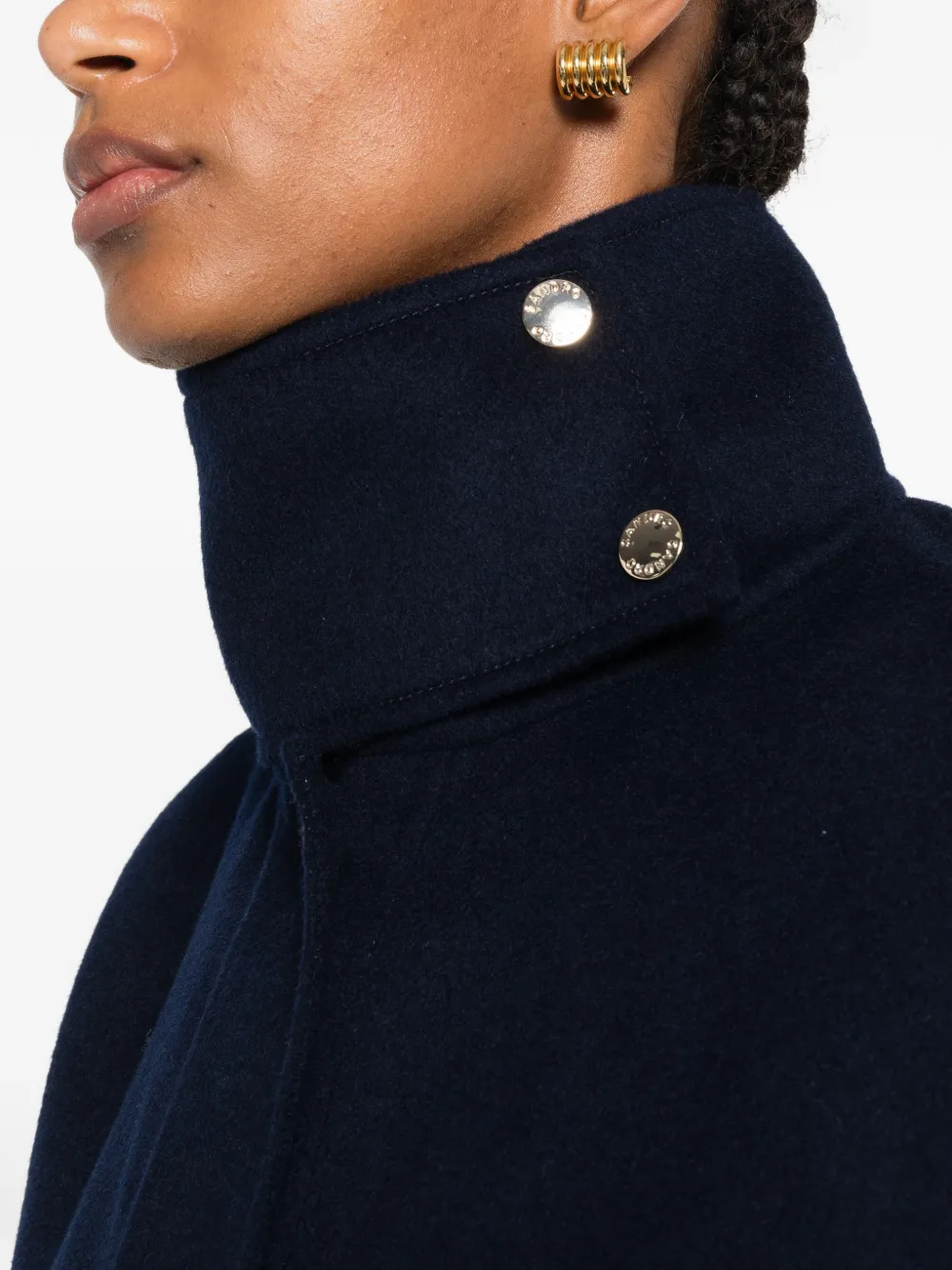 SANDRO Button-up jack Blauw