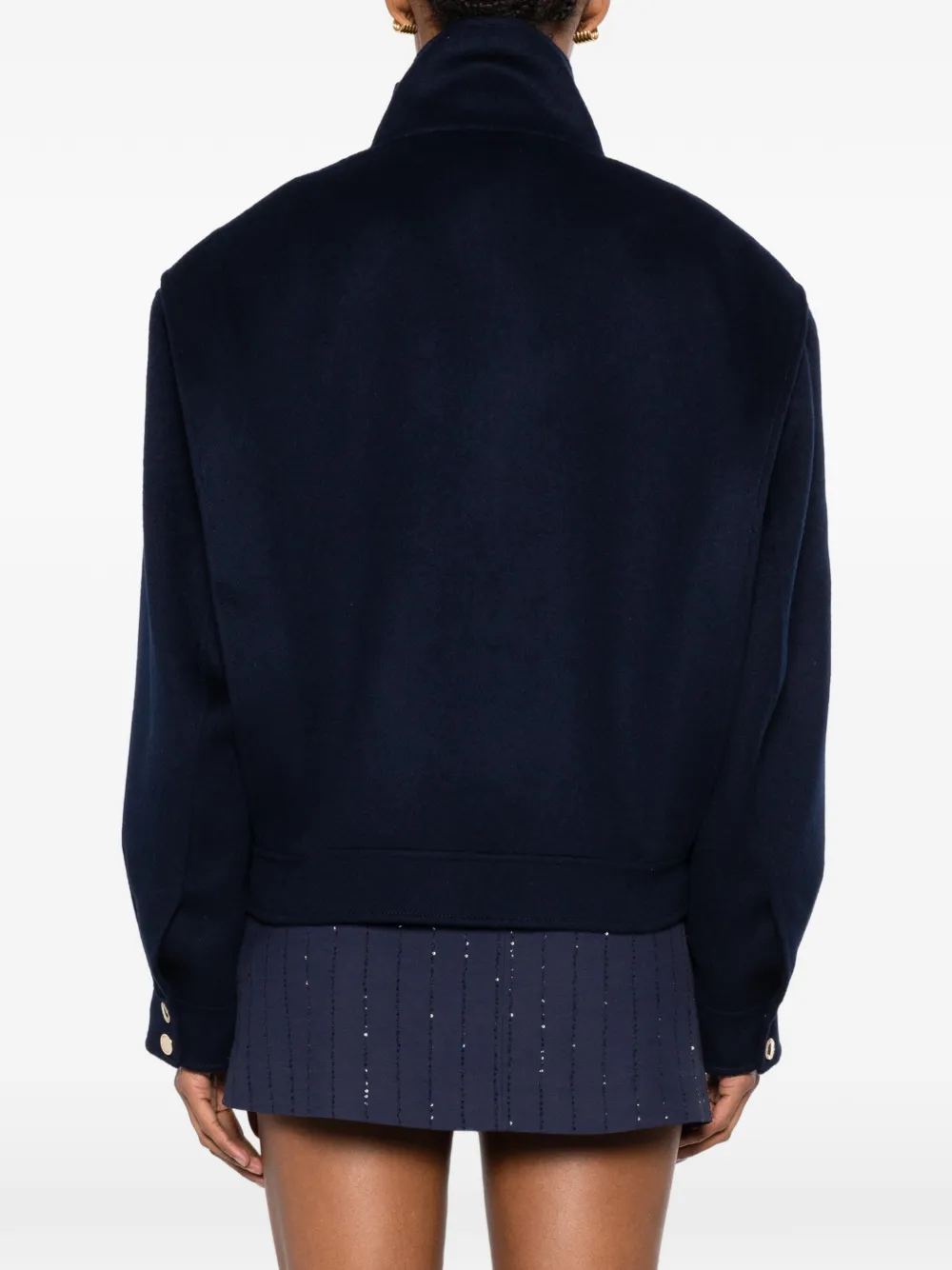 SANDRO Button-up jack Blauw