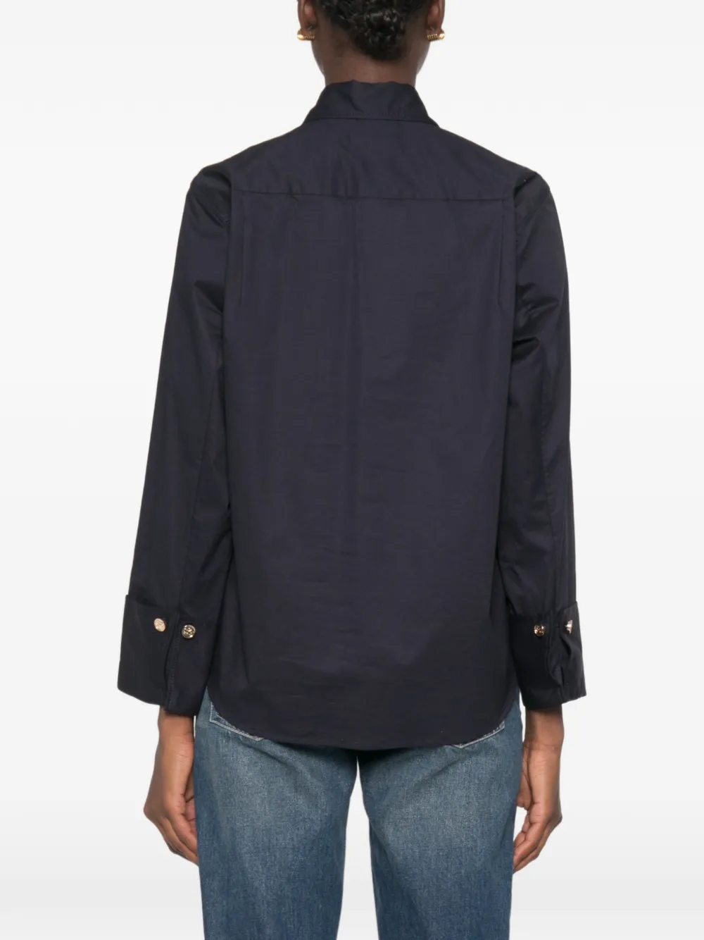 SANDRO Overhemd met knoopsluiting Blauw