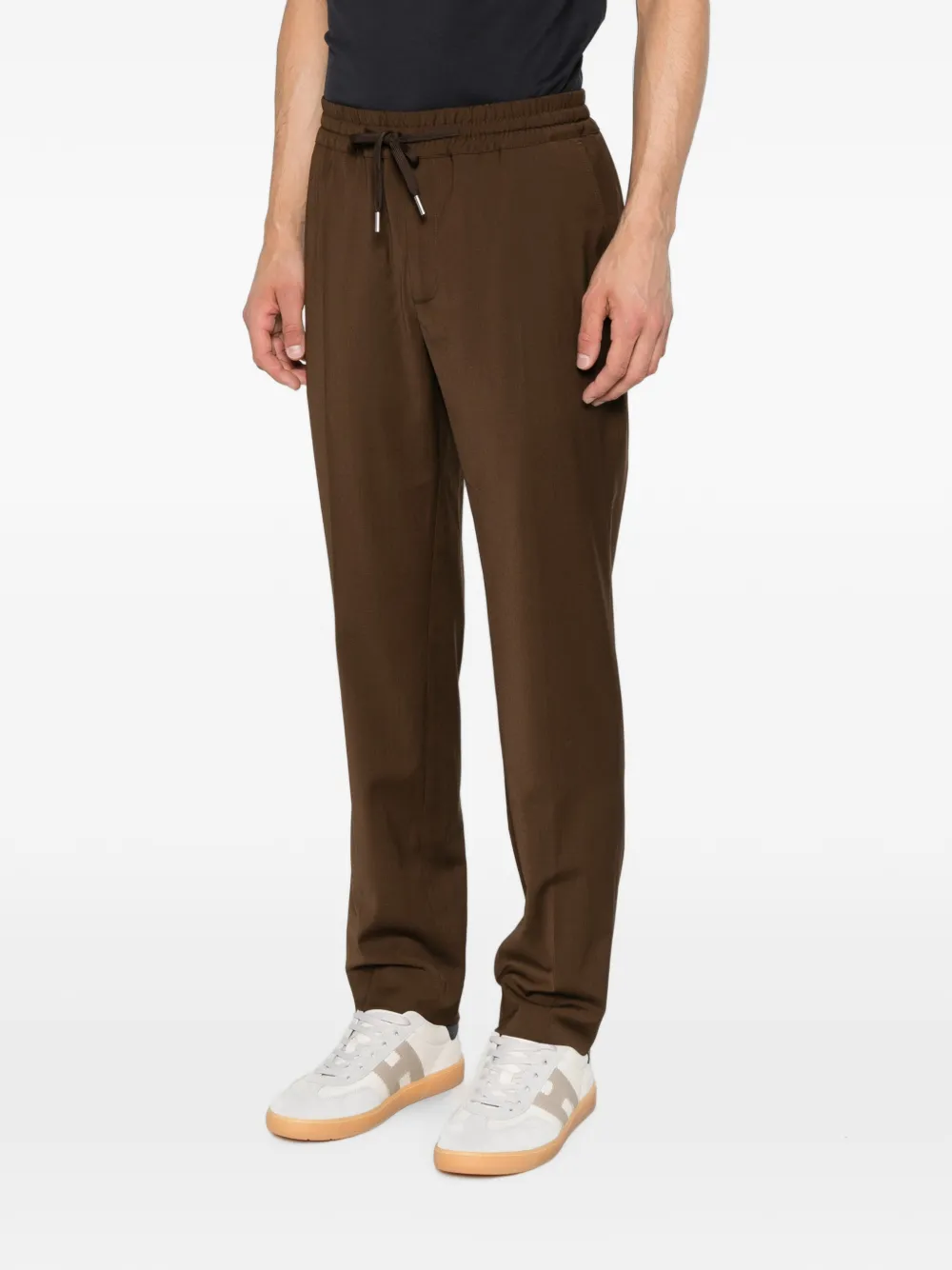 SANDRO Elastische broek Bruin