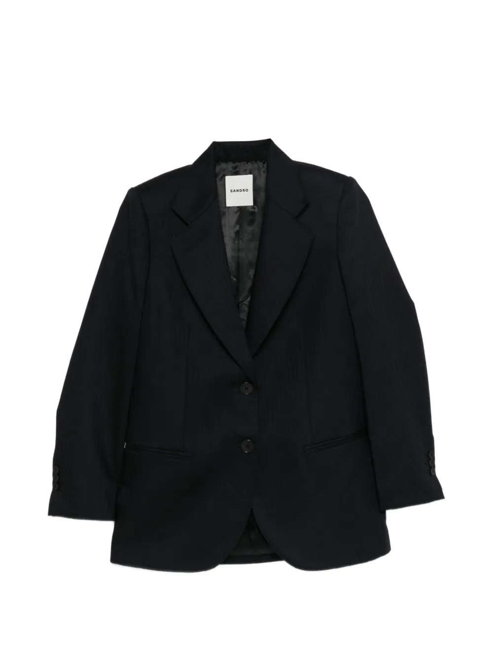 SANDRO Blazer a righe - Blu