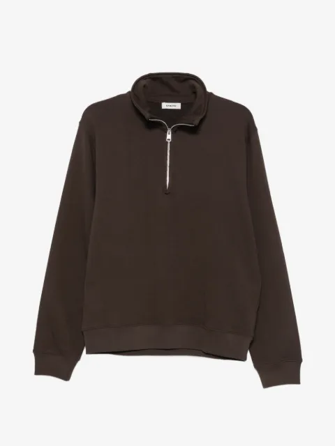 SANDRO quarter-zip funnel-neck sweatshirt