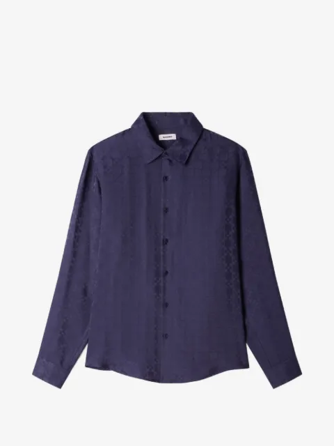 SANDRO blouse à imprimé peau de serpent