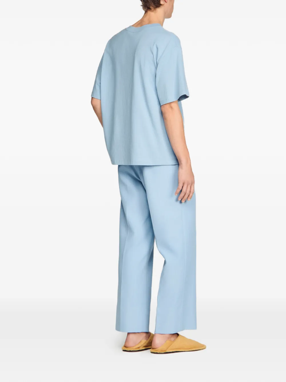 SANDRO T-shirt met bloemenprint Blauw