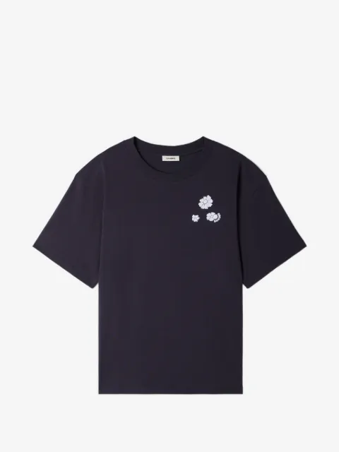 SANDRO floral-print T-shirt