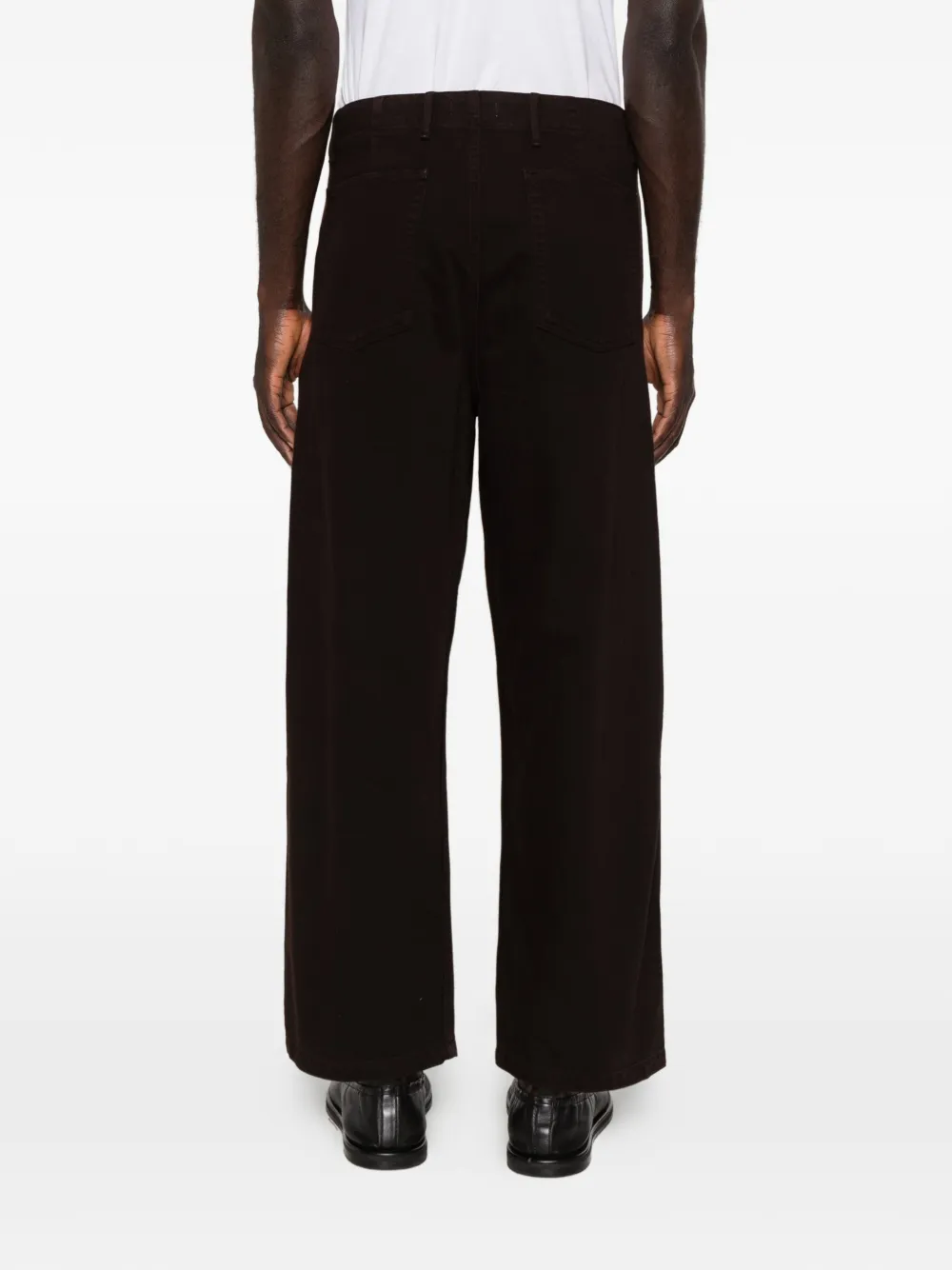 SANDRO Jeans met riemlussen Bruin
