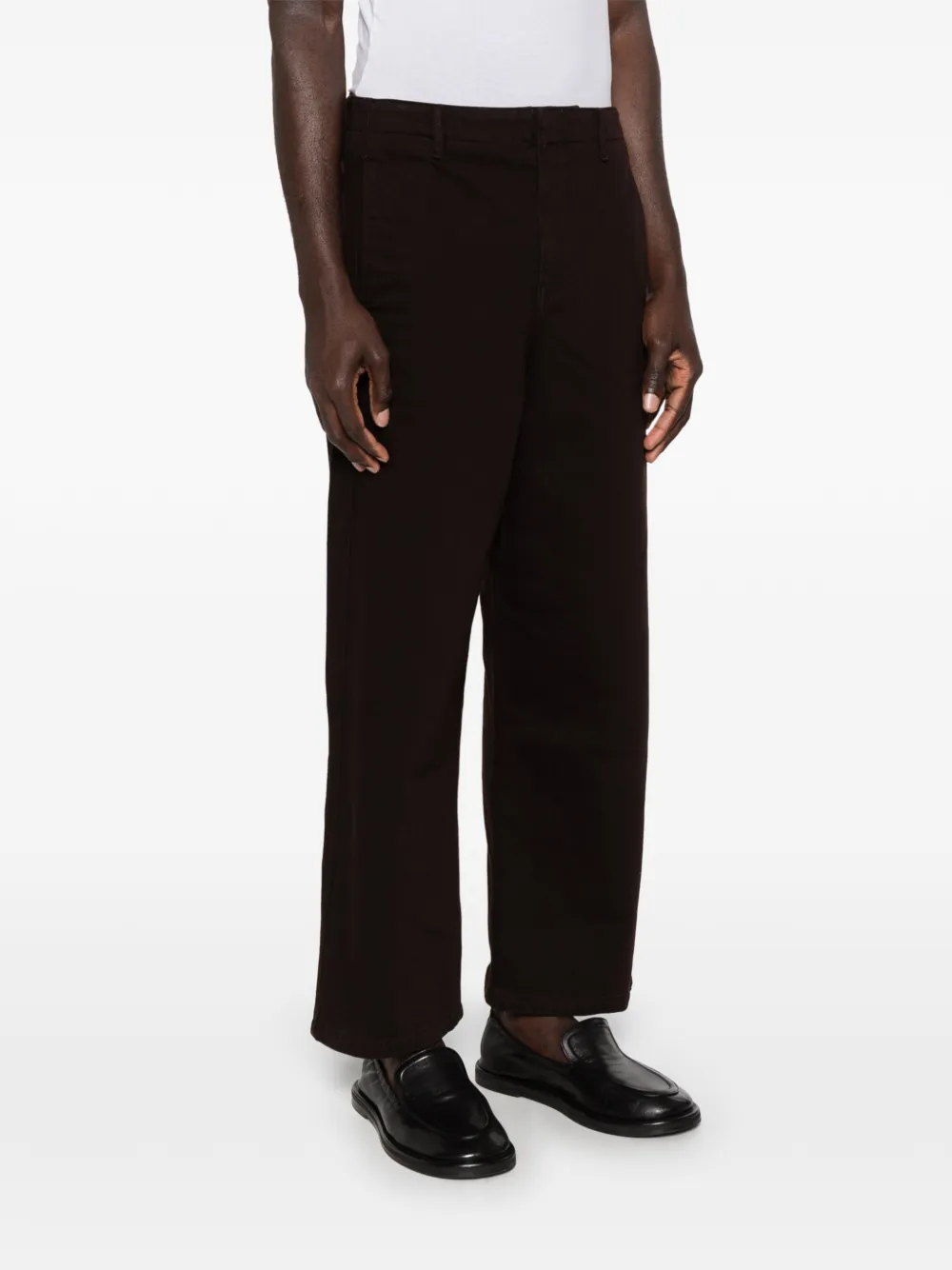 SANDRO Jeans met riemlussen Bruin