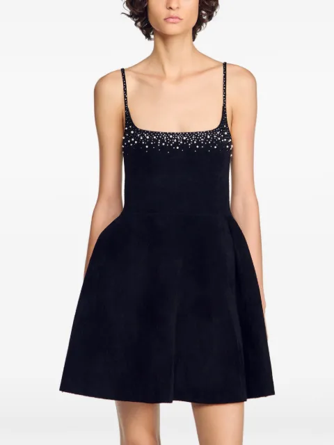 SANDRO vestido con detalle de perlas artificiales