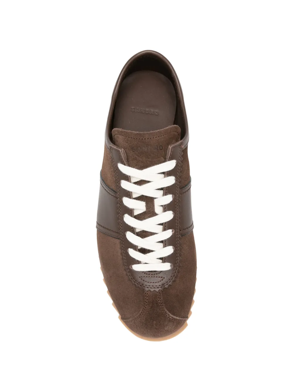 SANDRO Sneakers met vlakken Bruin