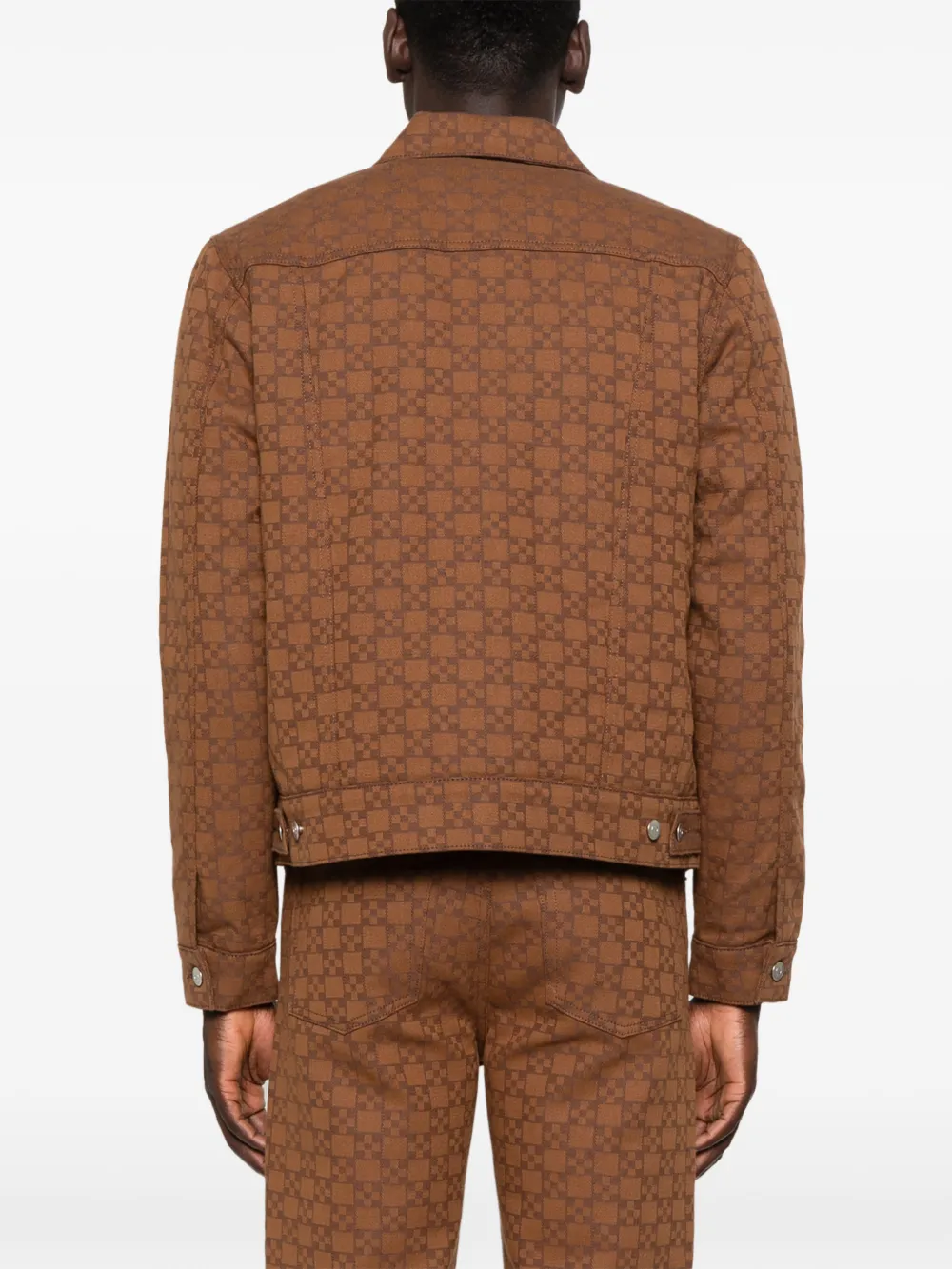 SANDRO Jack met monogram-print Bruin