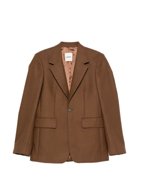 SANDRO long-sleeve buttoned blazer