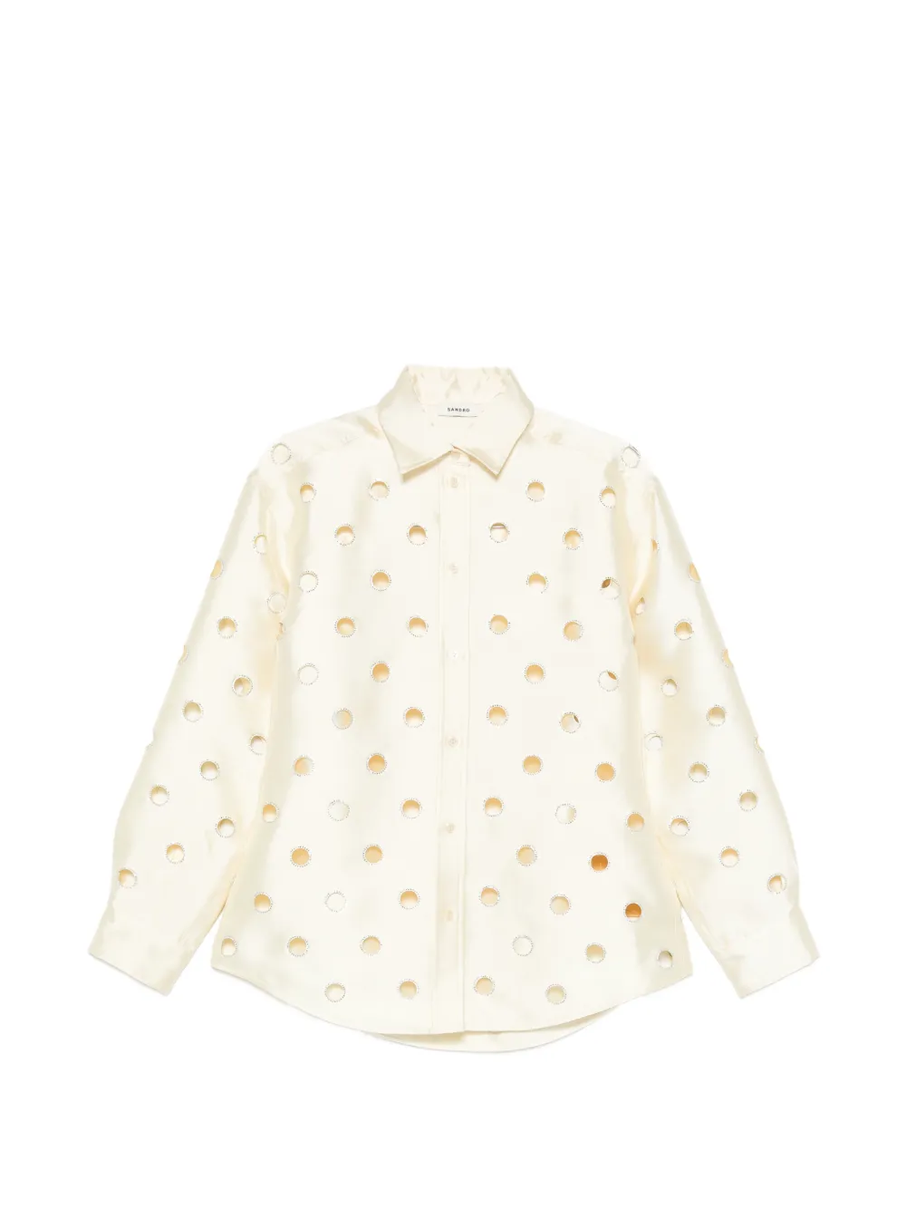 SANDRO Camicia con strass - Giallo