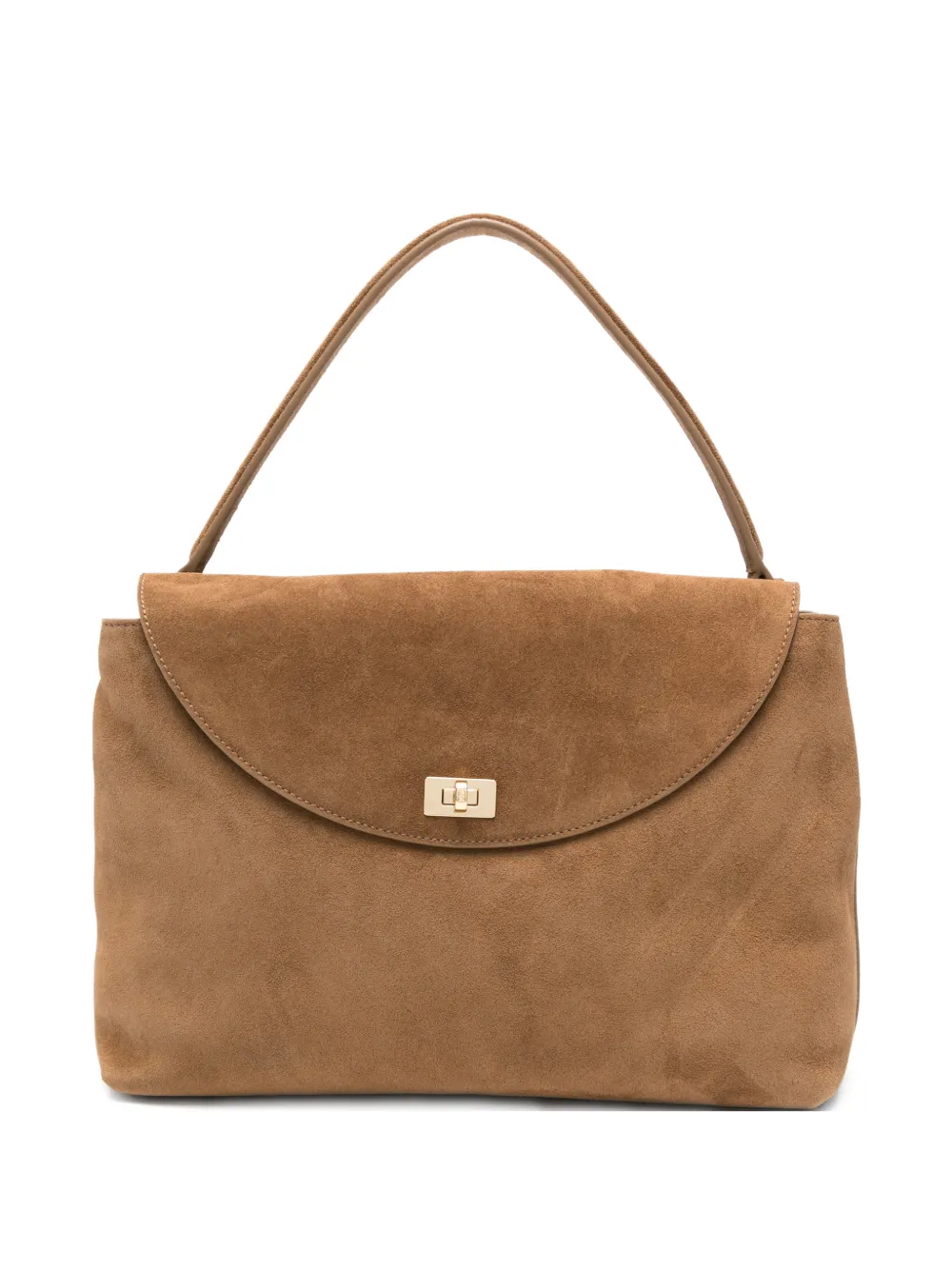 SANDRO Le Grand Bazaar suede tote bag - Brown