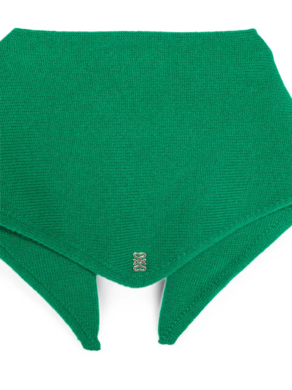 SANDRO Sjaal met logoplakkaat Groen