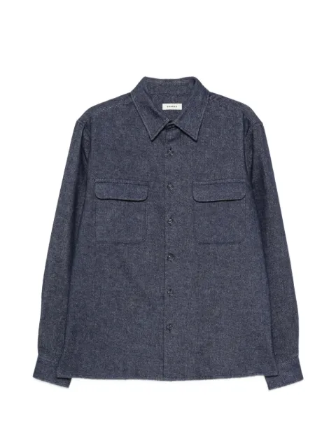 SANDRO cotton flannel shirt
