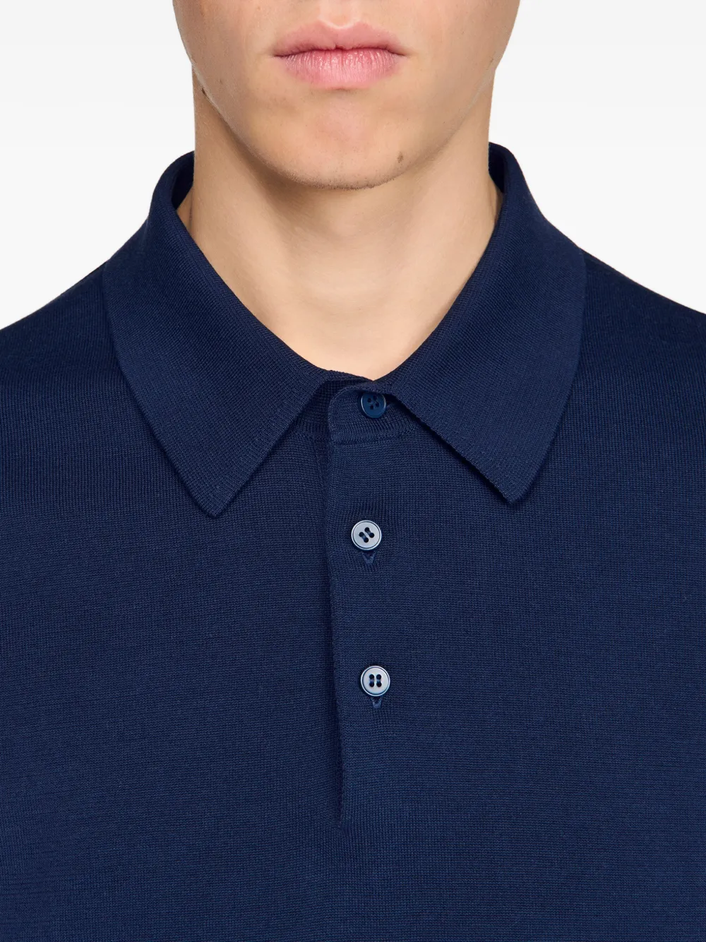 SANDRO Poloshirt met korte mouwen Blauw