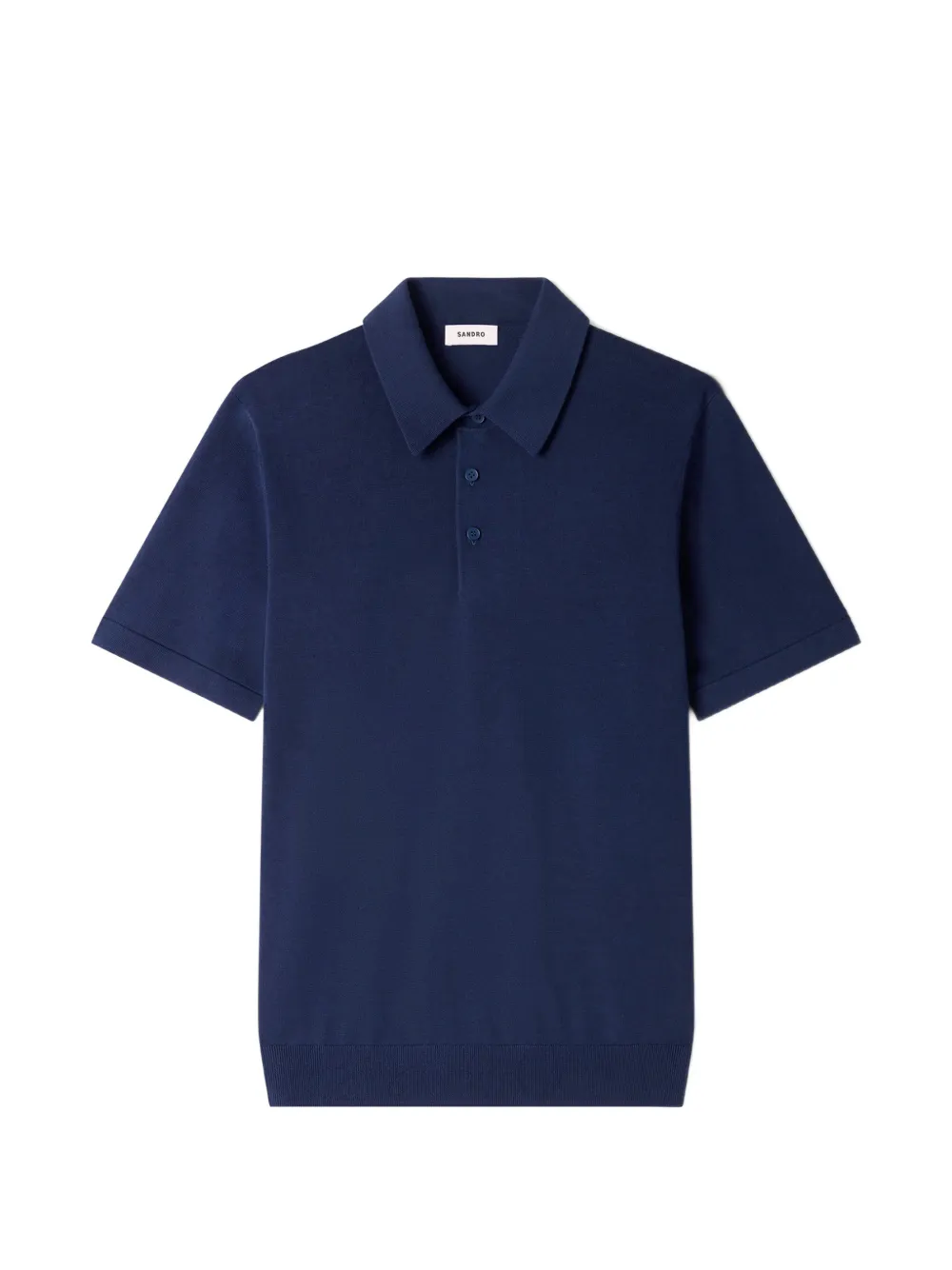 SANDRO short-sleeve polo shirt - Blu